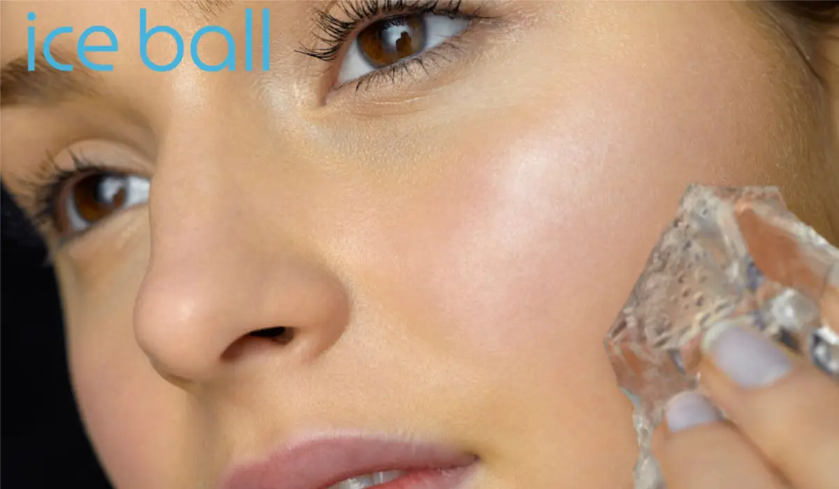 فواید یخ برای پوست